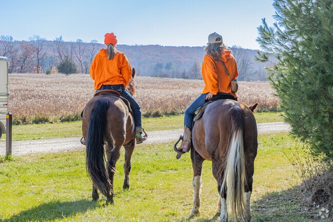Horseback riding is a favorite activity along Erin’s Ice Age Trail.