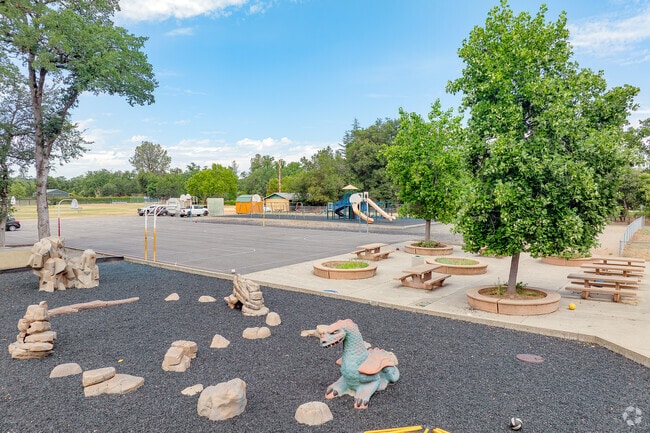 North Cow Creek Elementary School offers plenty of play options to students.