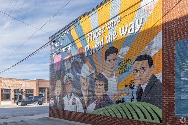 Downtown Claremore blends local art with growing dining options.