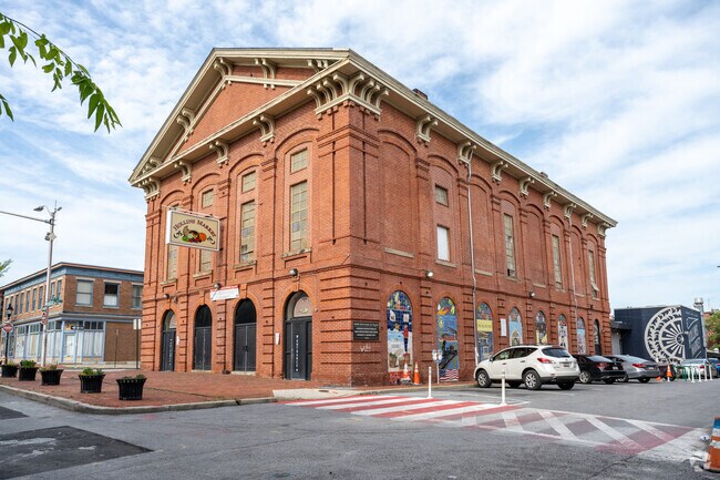 Hollins Market is a great place to get groceries or lunch and is the heart of the neighborhood.