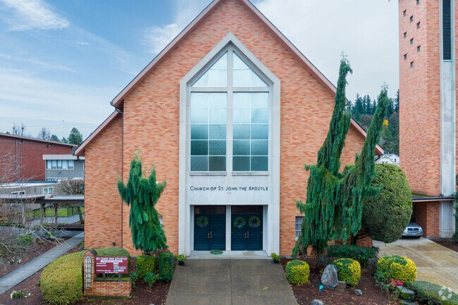 St John the Apostle Catholic School is affiliated with the Church of St John the Apostle.