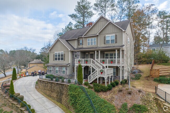 Traditional craftsman homes are picturesque with ample backyard space.