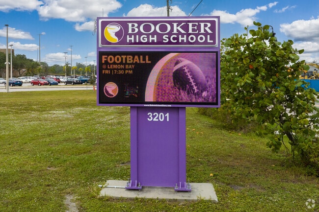 Booker High School is an highly rated school.