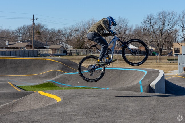Gear up and catch some air at McCullough Park pump track.