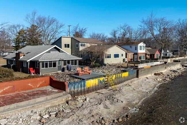 Lakefront homes are highly sought-after in Bolles Harbor.