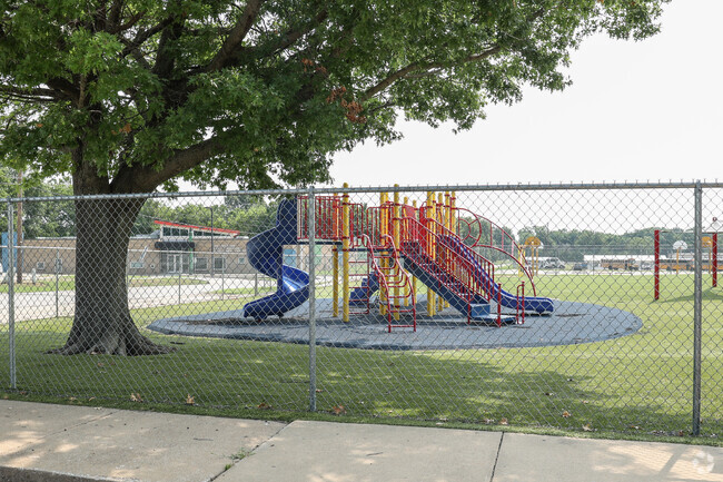 Verdigris Upper Elementary Students have lots of playground space to run and play.
