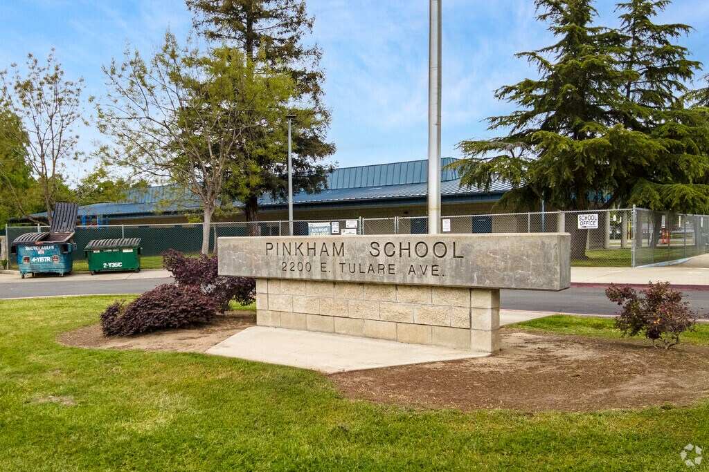 Young students attend Pinkham Elementary School in Visalia.