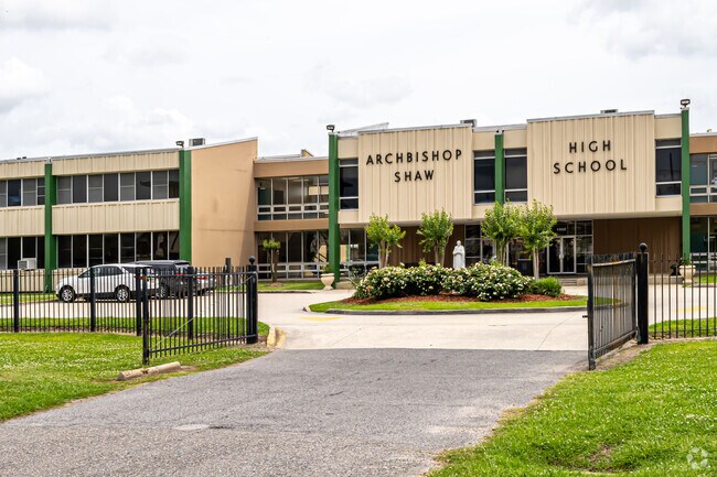 Archbishop Shaw High School serves young men in 8th through 12th grade.