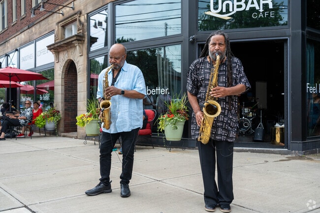 Live music can be found on the streets during Porchfest in Shaker Heights.