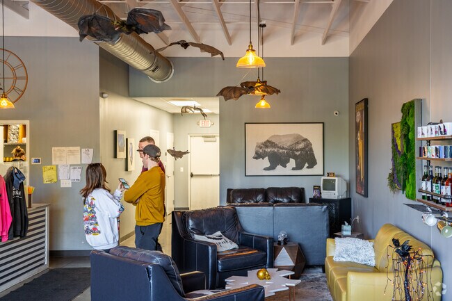 Locals can enjoy a morning brew and casual conversation at Coffee Revolution in North Side.