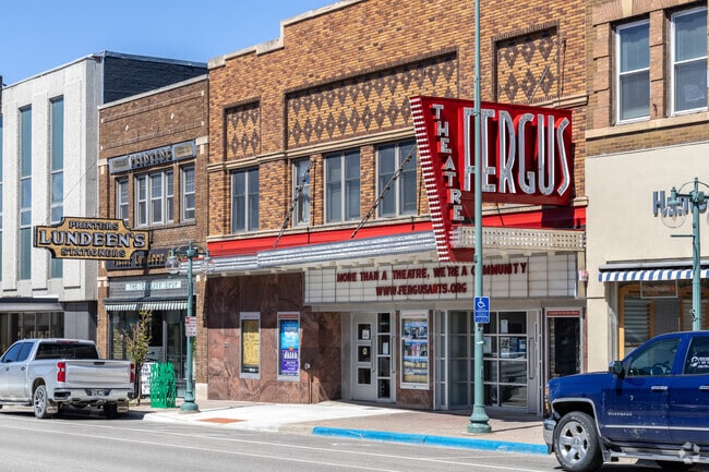 The Fergus Theater is home to the Fergus Falls Center for the Arts.