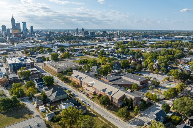 Washington Irving Elementary School, serving Indianapolis students up to 5th grade.