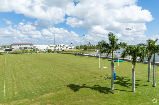 Ida S Baker High School in Cape Coral has football games every Friday night during season.