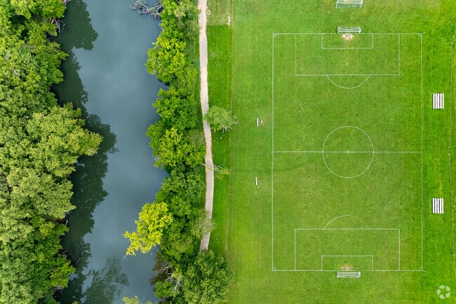 The YMCA Soccer Fields in Paris host youth soccer leagues for children aged 3 to 14.