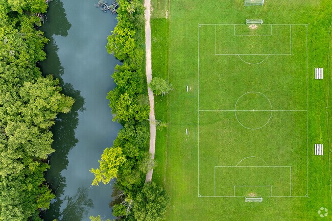 The YMCA Soccer Fields in Paris host youth soccer leagues for children aged 3 to 14.