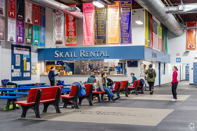 Rent out some skates and hit the ice at Twin Rinks in Buffalo Grove.