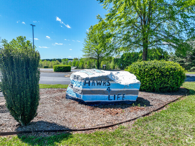 The spirit rock at Northview Middle School is a great place for school spirit.