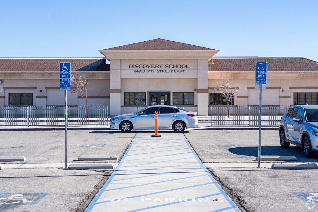 Discovery Elementary School is located at 44910 17Th St. E., Lancaster, CA 93535.