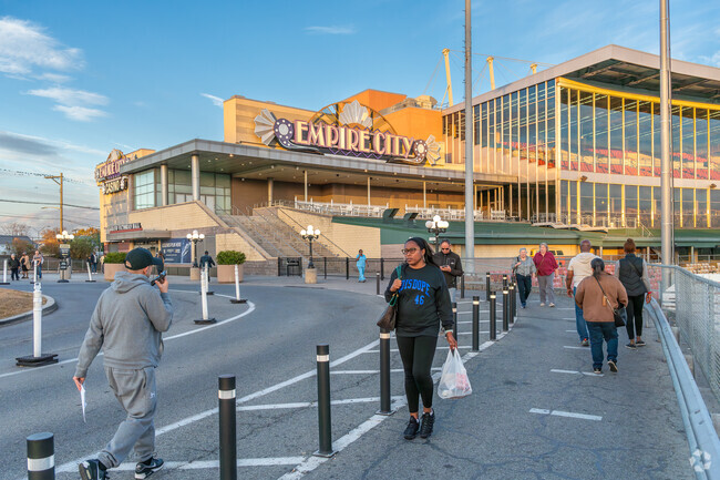 The Empire City Casino in Southeast Yonkers draws people from the neighborhood & other areas.