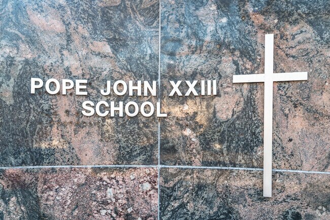 Pope John XXIII School has an A- rating on Niche.