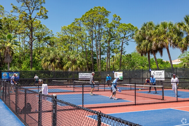 Palm River Estates pickleball players can play competitively at Veteran's Memorial Park.