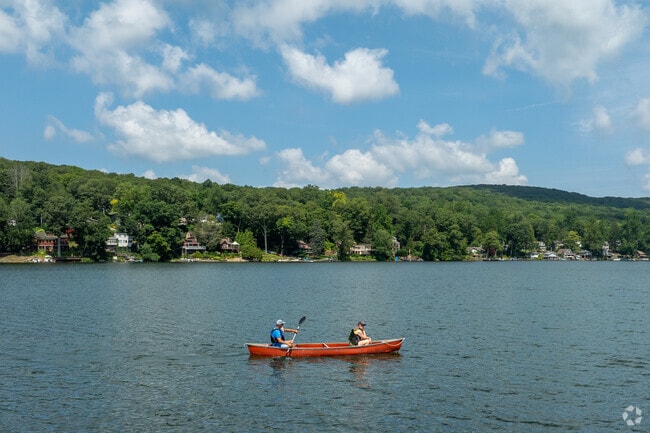 Whaley Lake near Pawling is perfect for boating and waterside living.