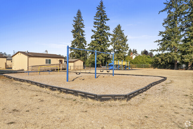 A second playground is near portable classrooms at Shoultes Elementary School in Marysville.