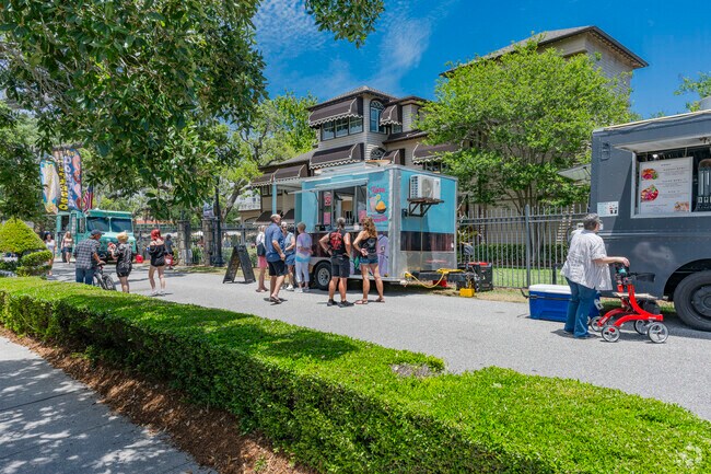 Grab lunch or a snack at one of the many food trucks at the 50th Annual Art in the Park.
