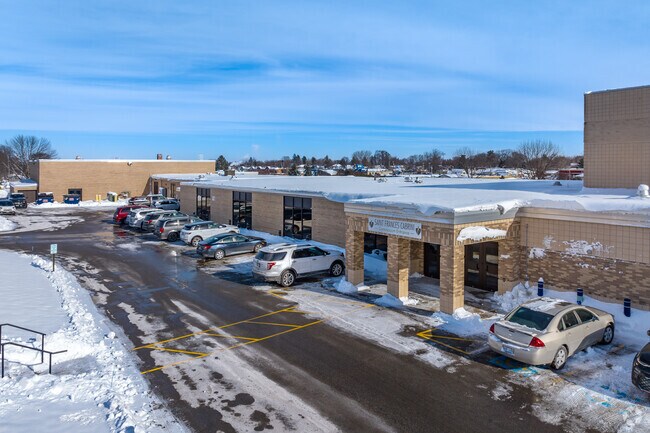 The entry to St. Frances Cabrini School in West Bend.