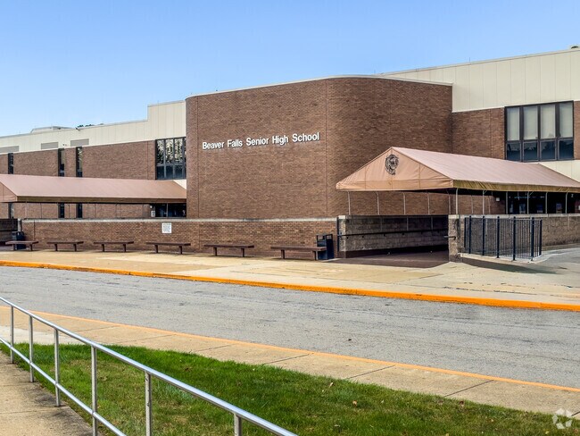 Beaver Falls Senior High School has a B rating on Niche, and is home of the Tigers.