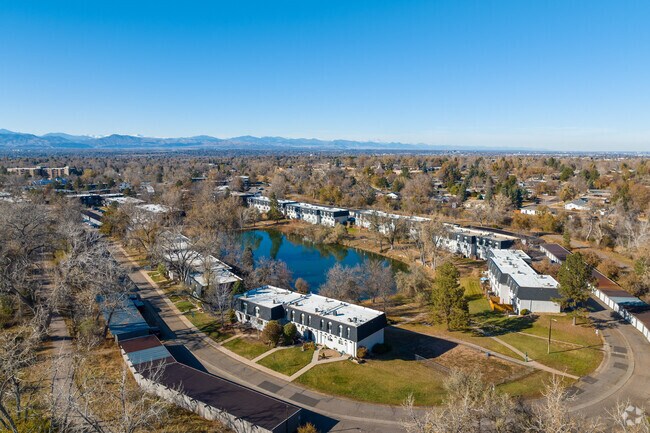 This scenic pocket of condos with great access to the High Line Canal Trail is in Southglenn.