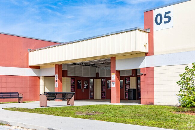 Port Saint Lucie High School is very close to Southbend Lakes.
