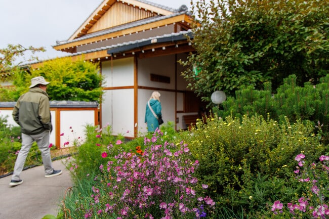 Izanami, a Japanese-inspired restaurant, is located within Ten Thousand Waves in Hyde Park.