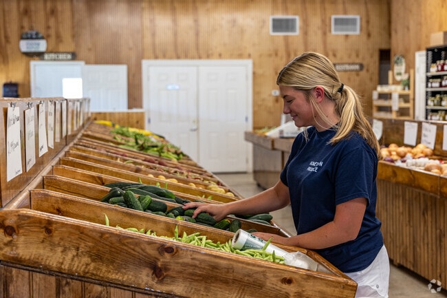 Take a short drive up to Hometown Produce to get fresh flowers and produce.