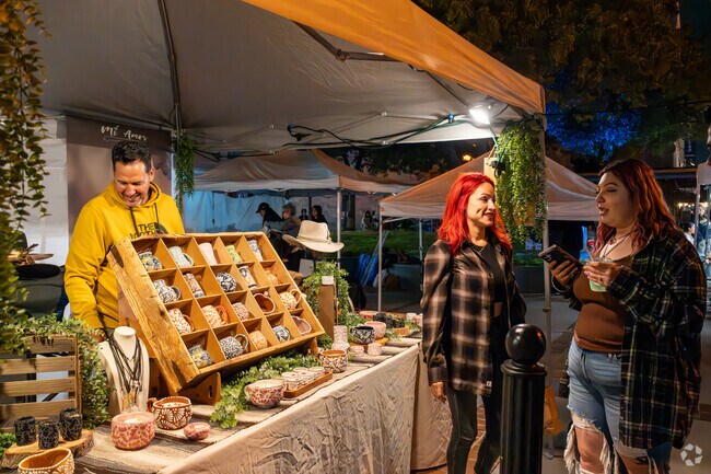 You can find unique crafts and delicious treats at Pomona's Art Walk.
