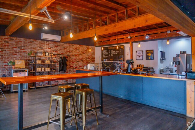 Experience the rich coffee culture at Manifesto Coffee in the Hilltop neighborhood.