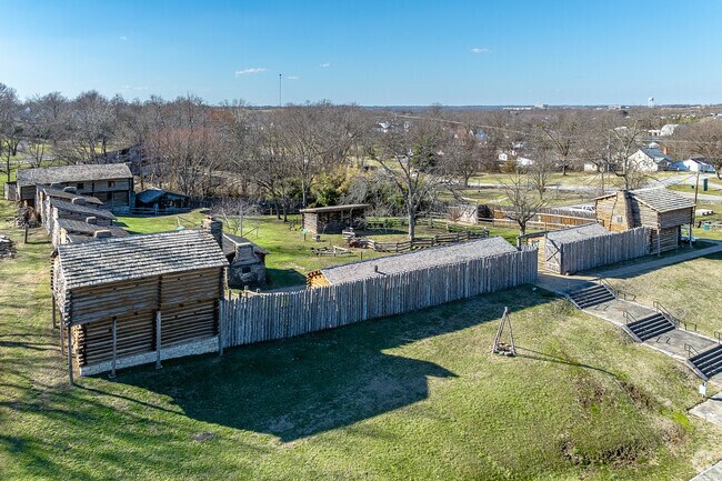 Old Fort Harrod State Park in Harrodsburg serves as a historical monument to the early days of Kentucky’s history.