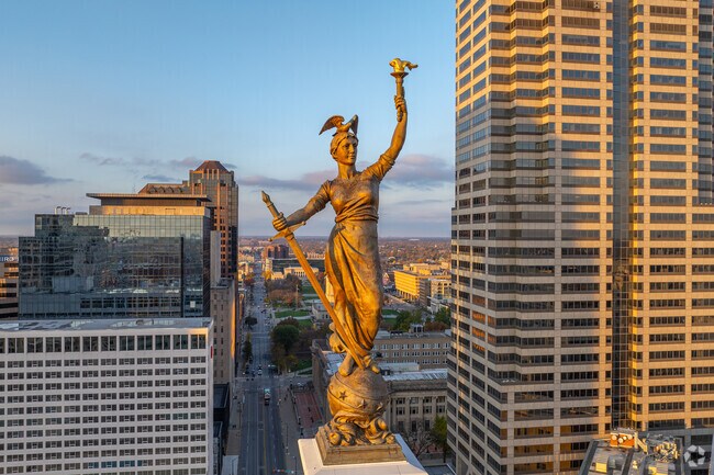 A vibrant nightlife in Downtown Indy is a quick IndyGo ride from Forest Manor.