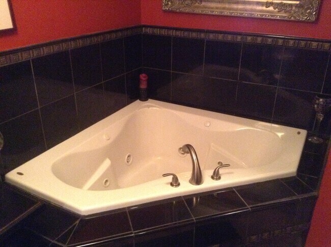 Jacuzzi tub in Master suite
