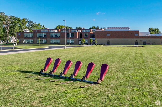 Practice fields are at Rosemore Middle School for its football team in WHitehall.