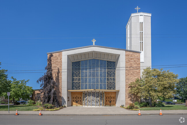 St. Matthew Church at St. Matthews Catholic School in Hillsboro, Oregon.