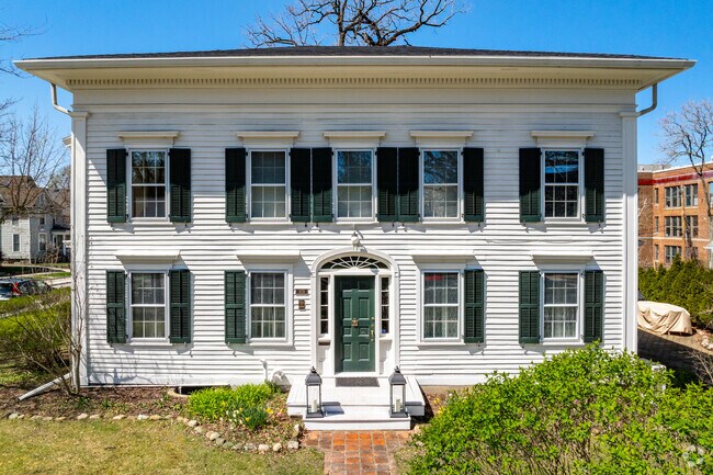 Colonial style homes stand out in Old Fourth Ward.