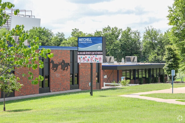 Mitchell Elementary serves over 350 students each year.