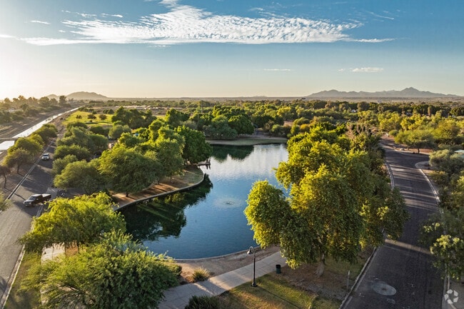 West Wetlands Park is a sprawling riverfront park with multiple amenities in Yuma, AZ.