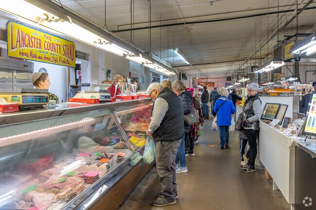 New Eastern Market in East York has numerous vendors, including local butchers.