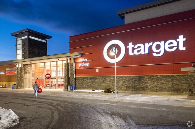 Target is one of the major retailers near the Diamond Path neighborhood.