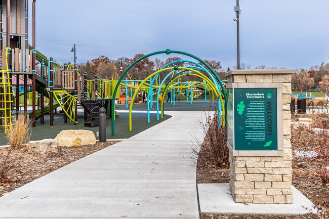 Shoreview Commons Park is a destination playground.
