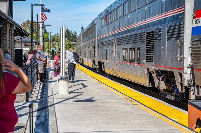 The Amtrak is a popular way for Albany locals to get around.
