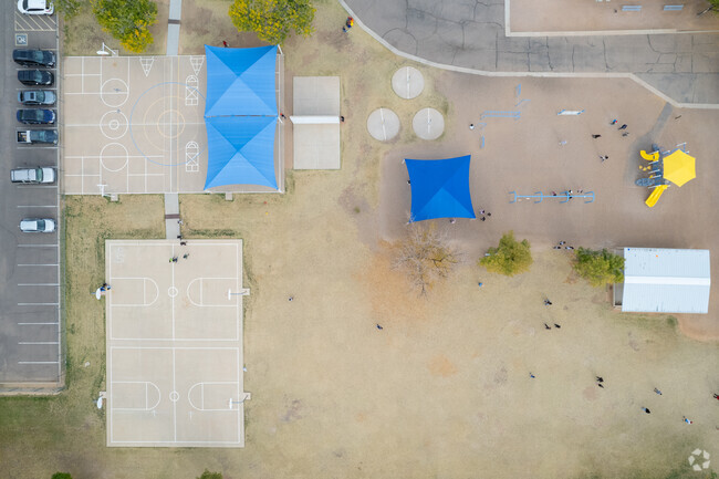 Field Elementary School in Mesa includes provides its students multiple play areas.