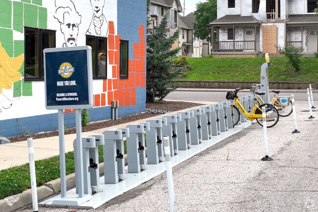 Holy Cross has a bike-sharing program, offering residents with the opportunity to rent bicycles.